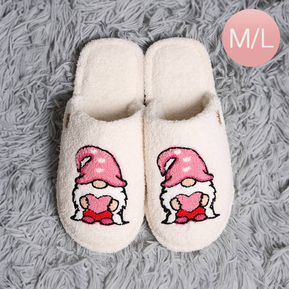 Dwarf Print Soft Home Indoor Floor Slippers: M/L