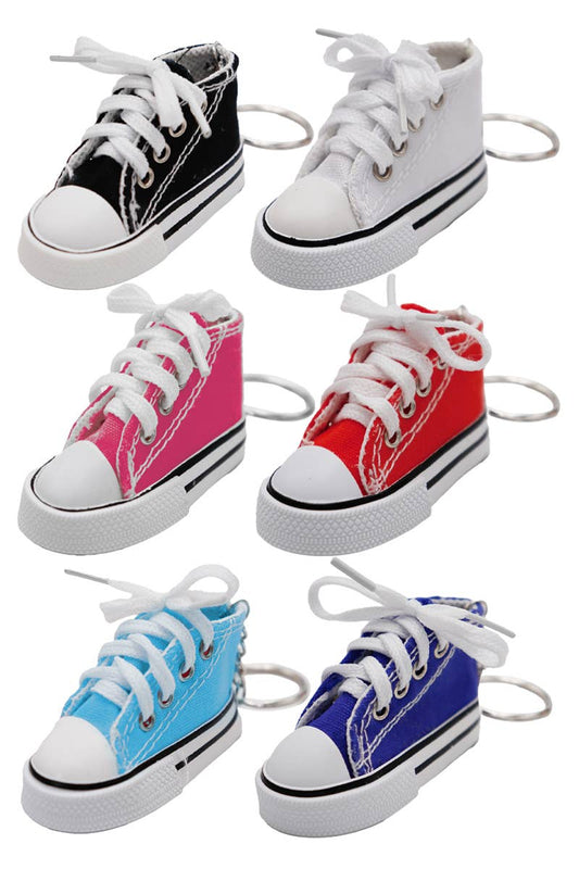 Canvas Rubber Sole Sneakers Novelty Key Chain