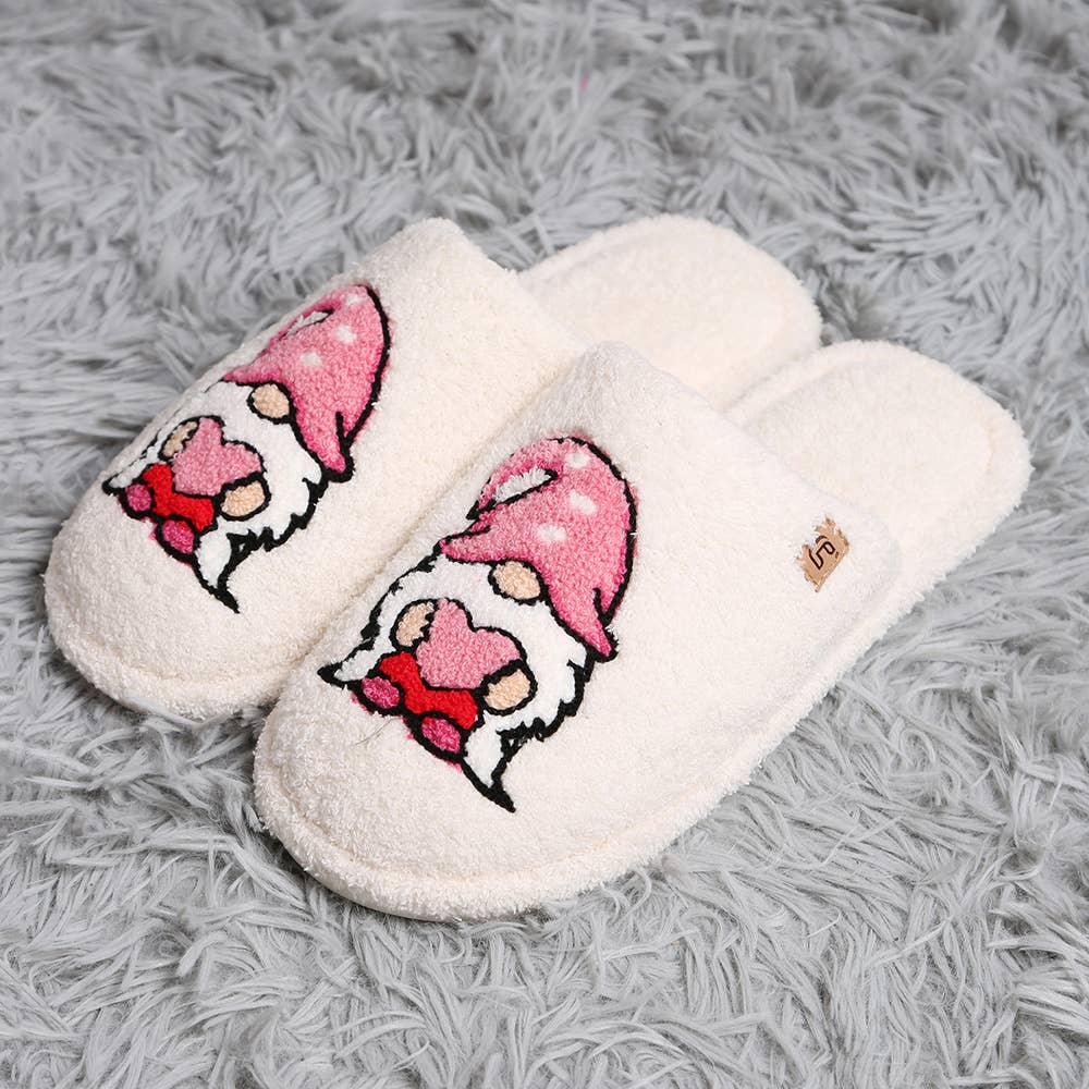 Dwarf Print Soft Home Indoor Floor Slippers: M/L